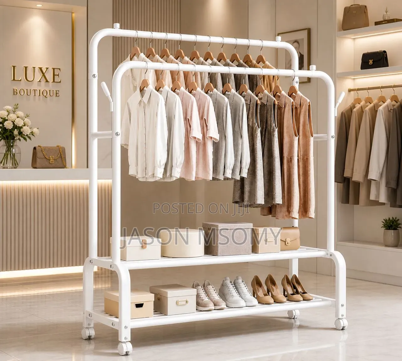 *#Multipurpose Double Pole Hanger