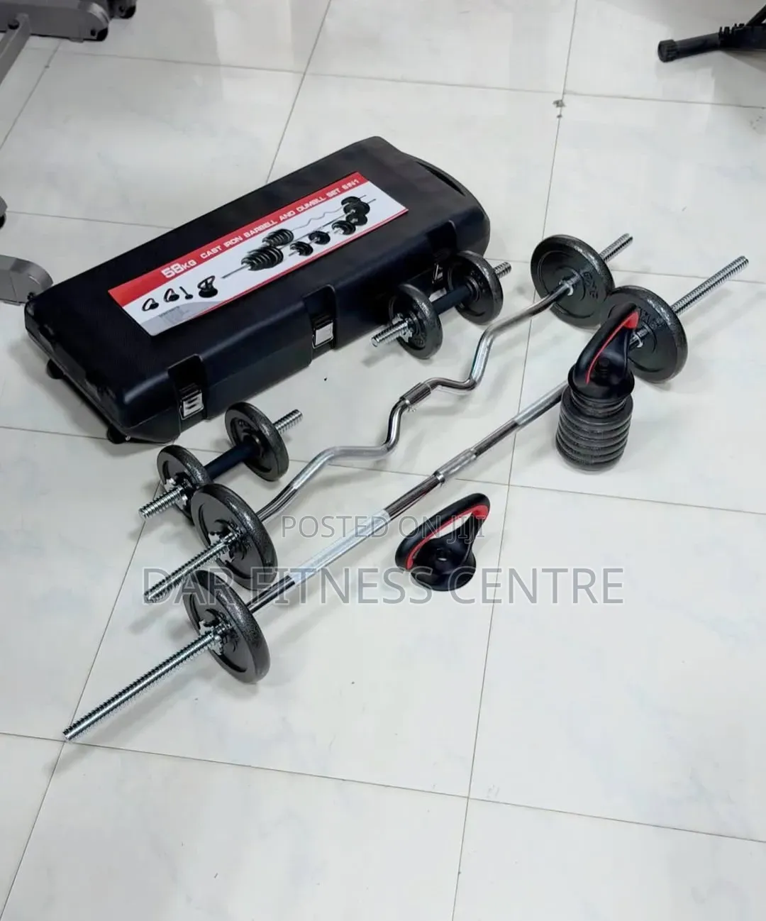 58kg Dumbbells Set.
