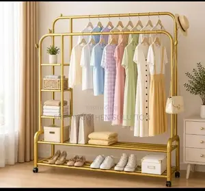 Heavy Duty Double Pole Clothes Hanger