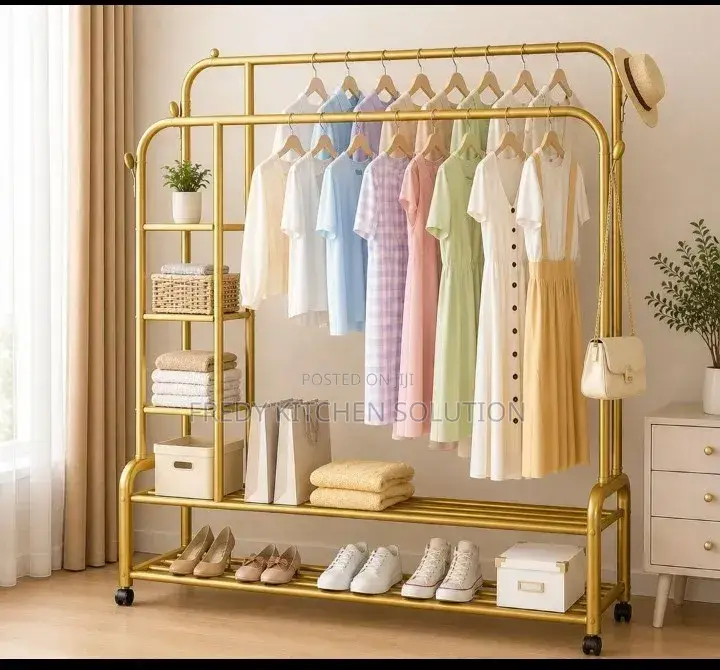 Heavy Duty Double Pole Clothes Hanger