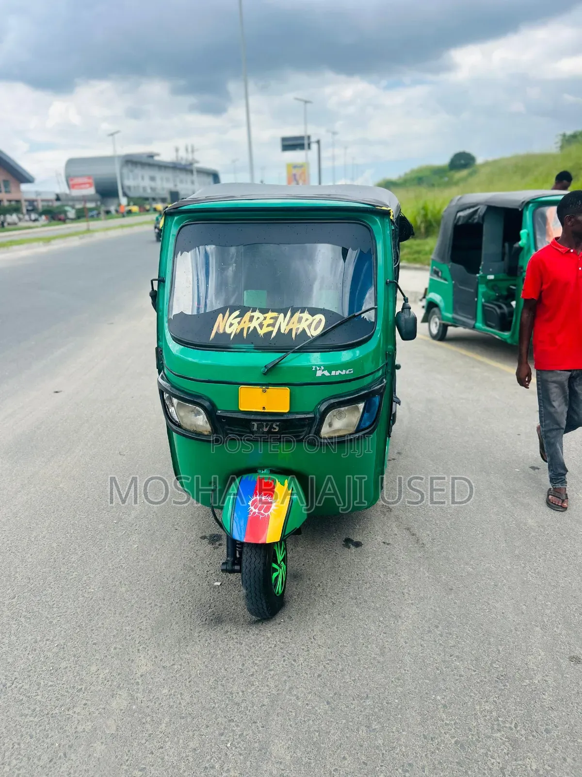 TVS King Deluxe Plus iTouch Start 2019 Green
