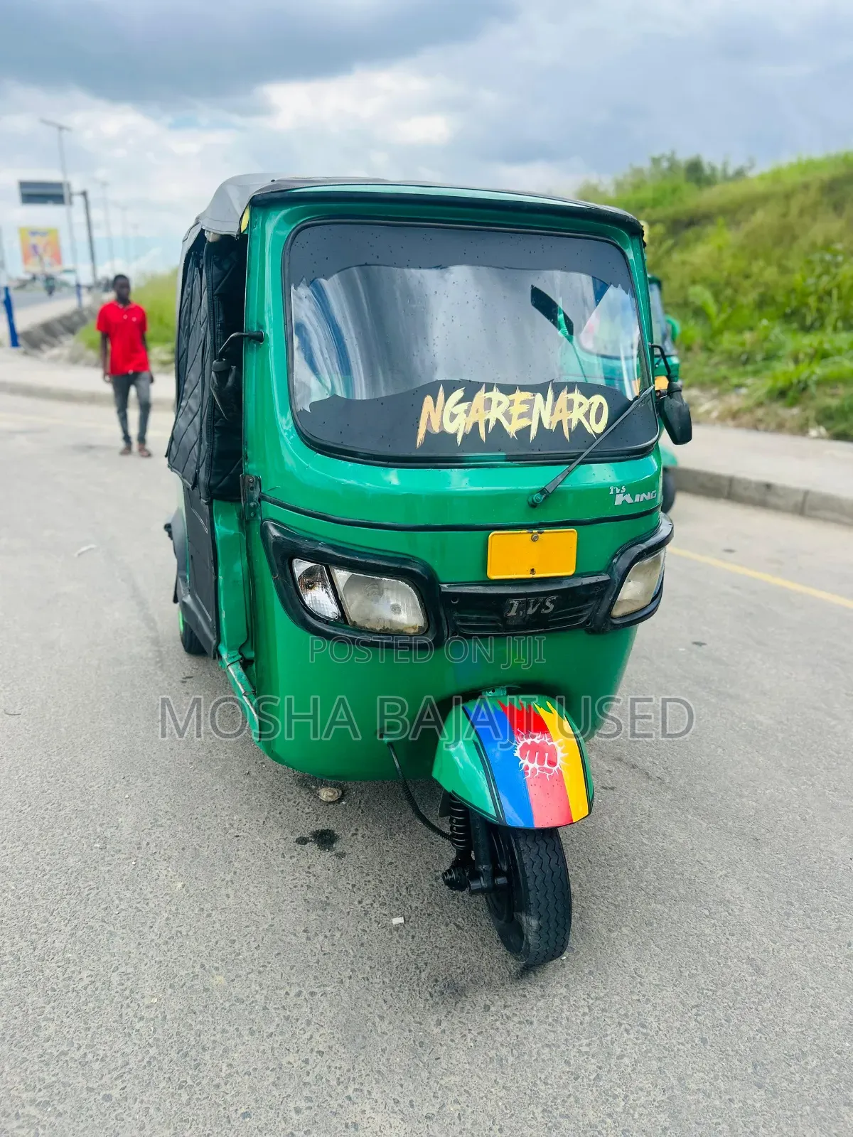 TVS King Deluxe Plus iTouch Start 2019 Green