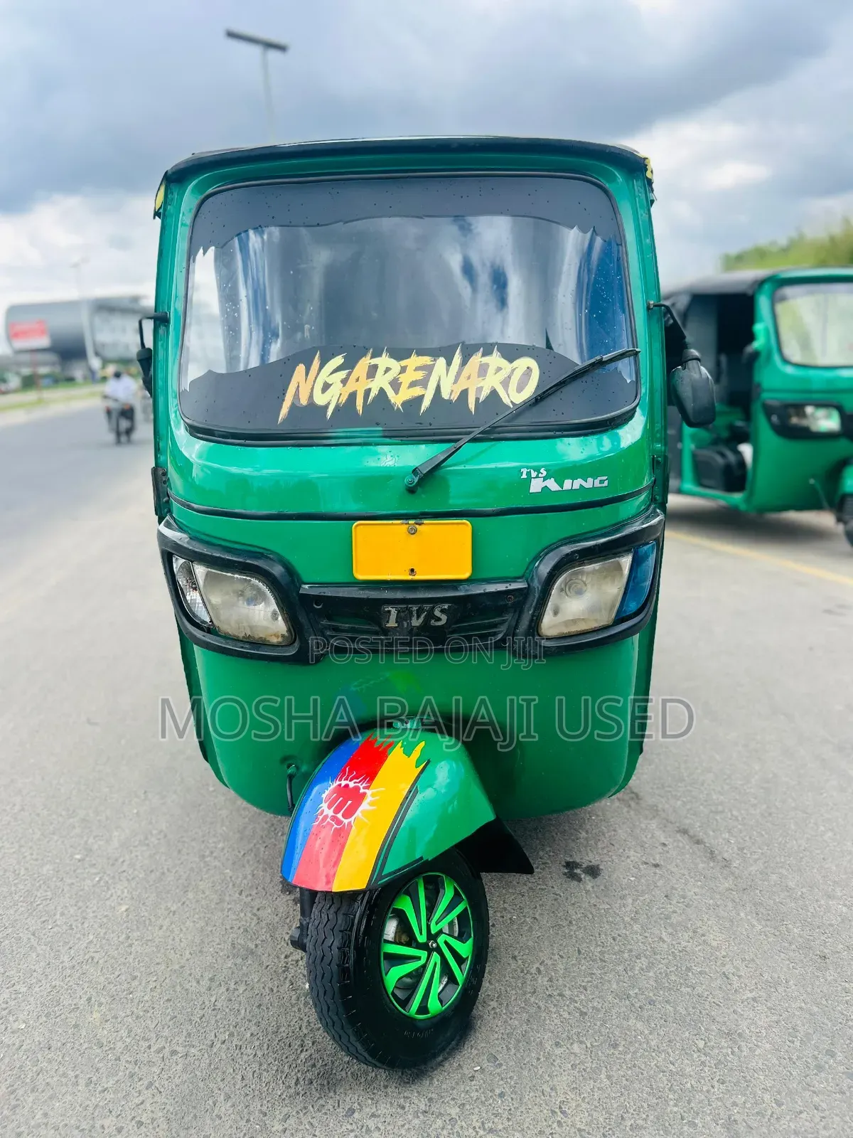 TVS King Deluxe Plus iTouch Start 2019 Green