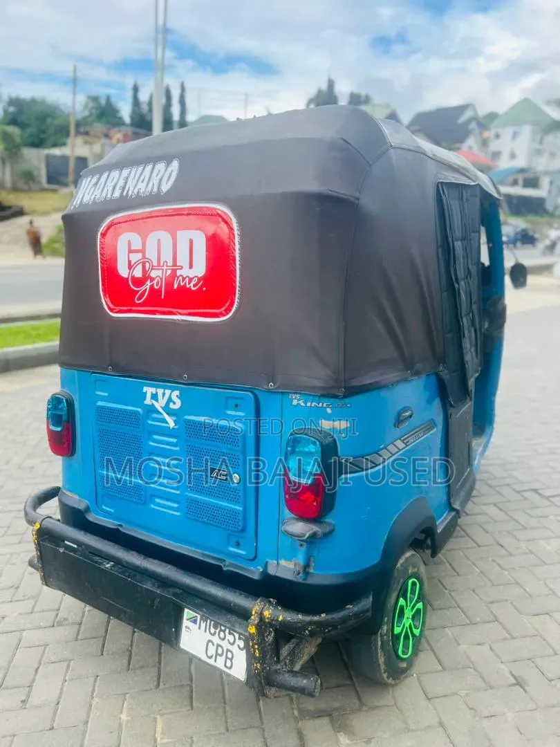 TVS King Deluxe Plus iTouch Start 2019 Blue