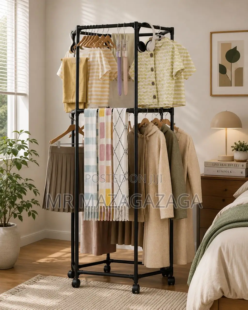360-Degrees Rotating Clothes Rack