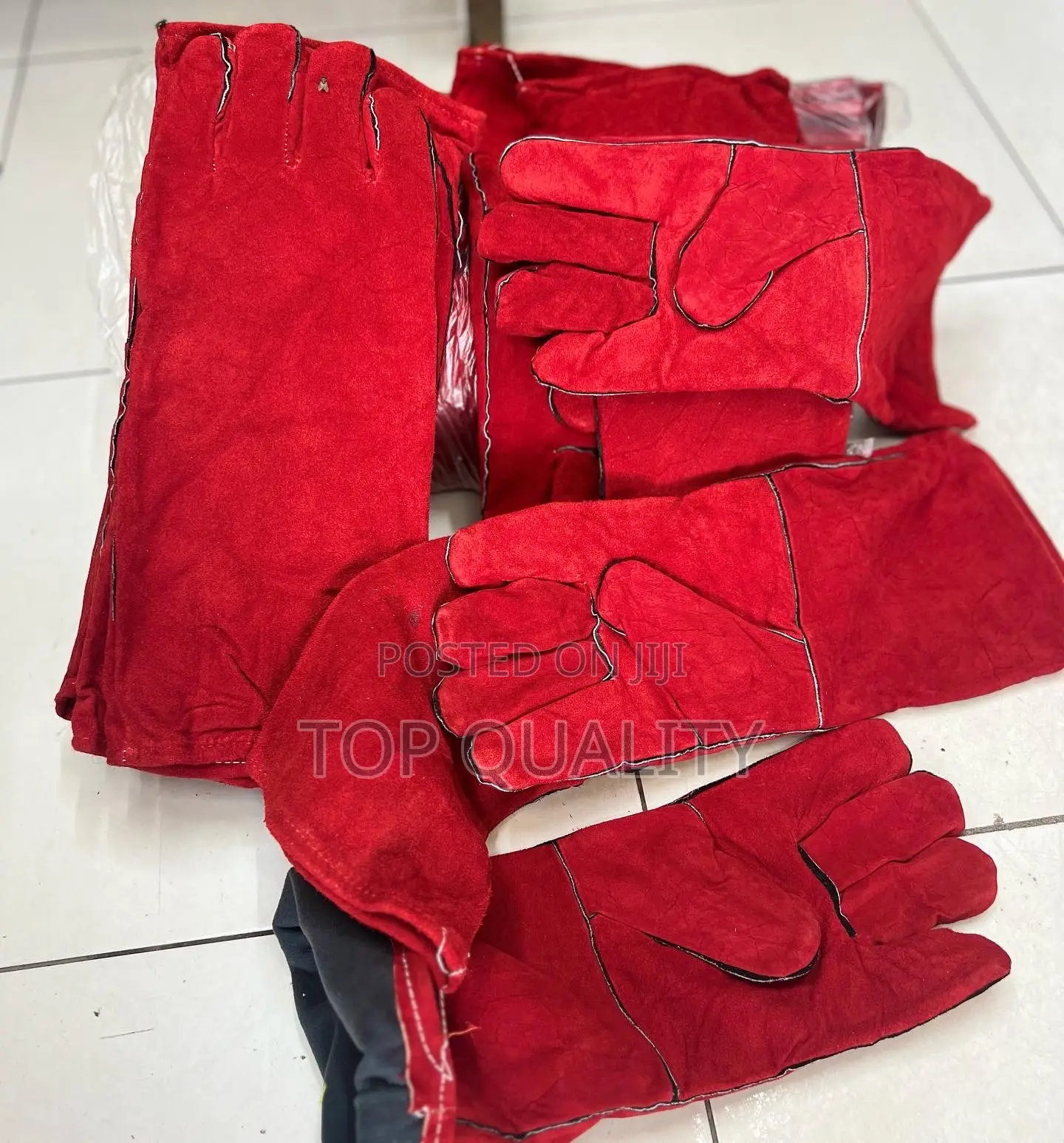 Long Leather Gloves