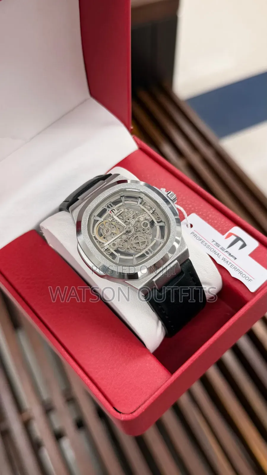 Men's Analog Watches Brand New Leather Straps Tsera Branded