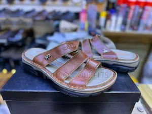 Men's Leather Materials Sandals or Sendo Original Cakki Branded