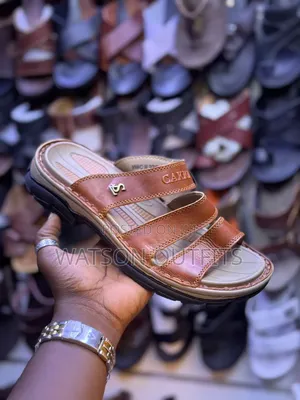 Men's Leather Materials Sandals or Sendo Original Cakki Branded