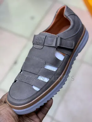 Men's Leather Pure and Original Sandals Materials Smart and Quality