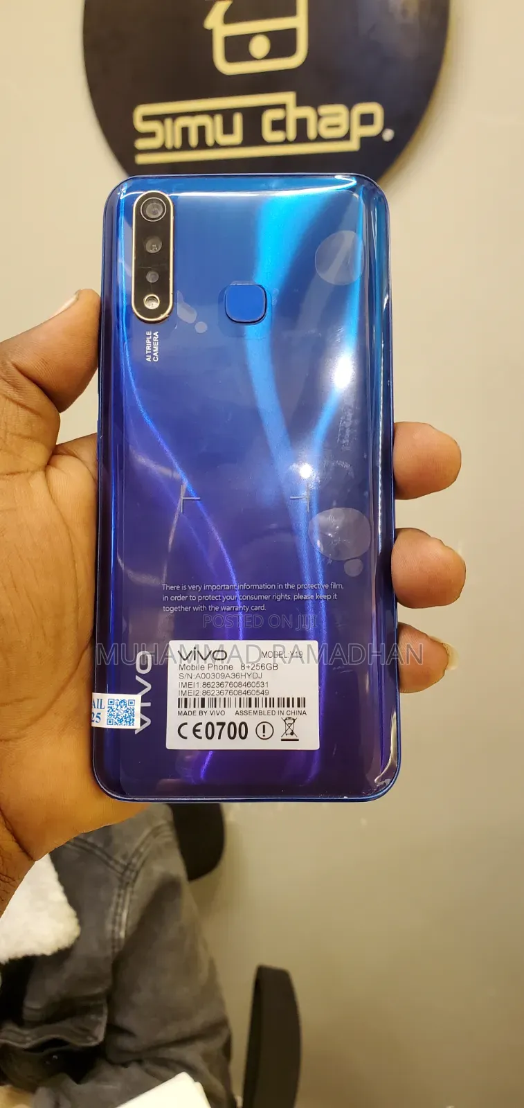 Vivo Y19 128 GB Purple