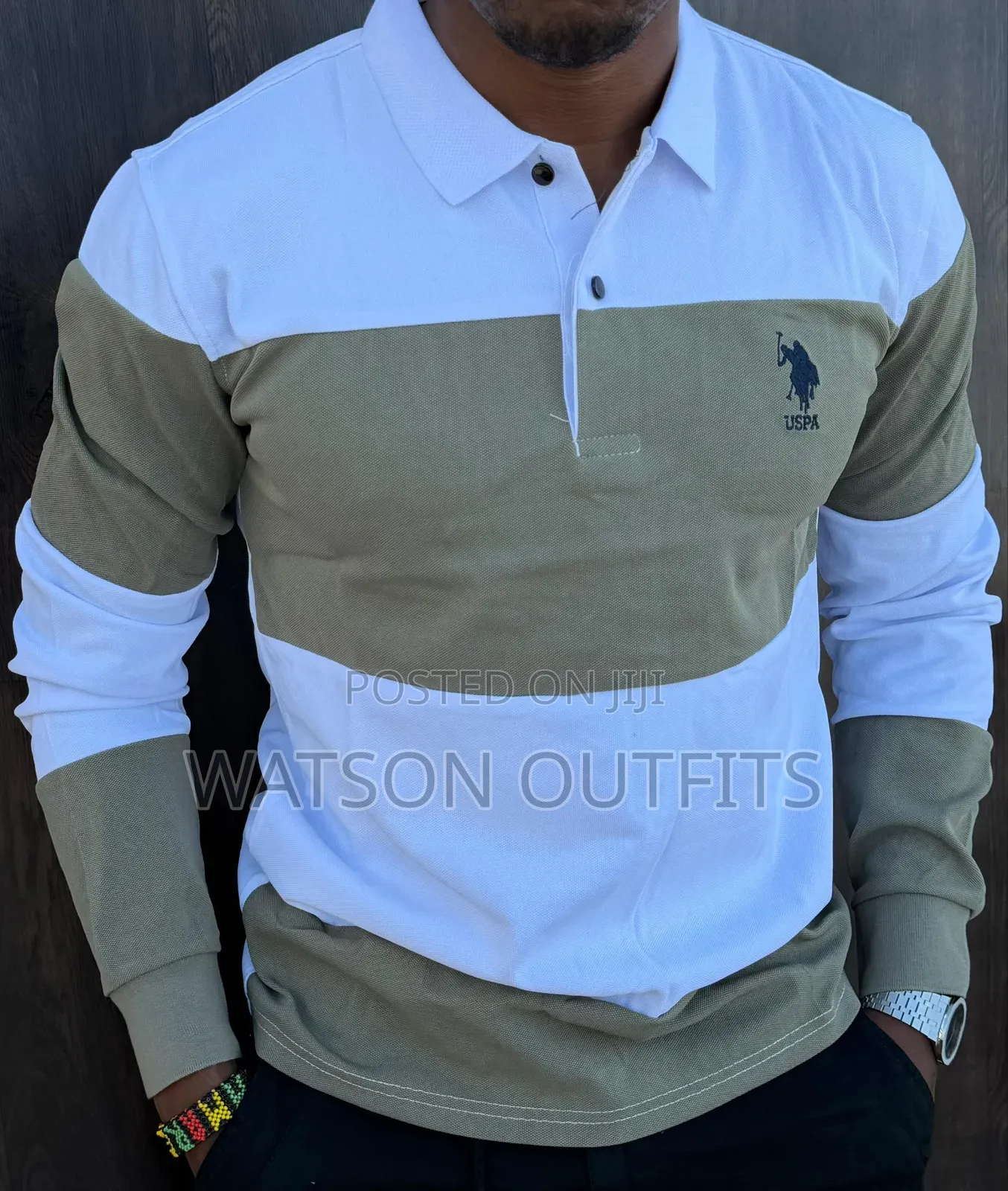 Men's Materials Pure and Original T-Shirts Uspa and Lacoste Branded