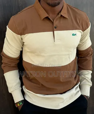 Men's Materials Pure and Original T-Shirts Uspa and Lacoste Branded