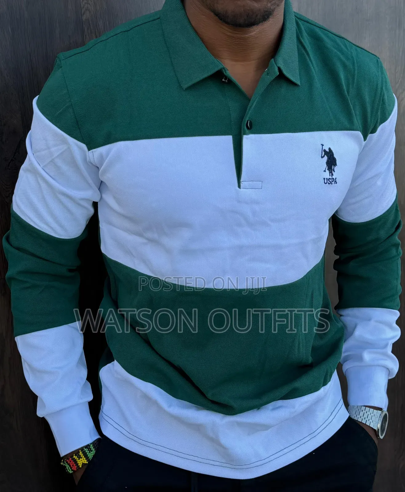 Men's Materials Pure and Original T-Shirts Uspa and Lacoste Branded