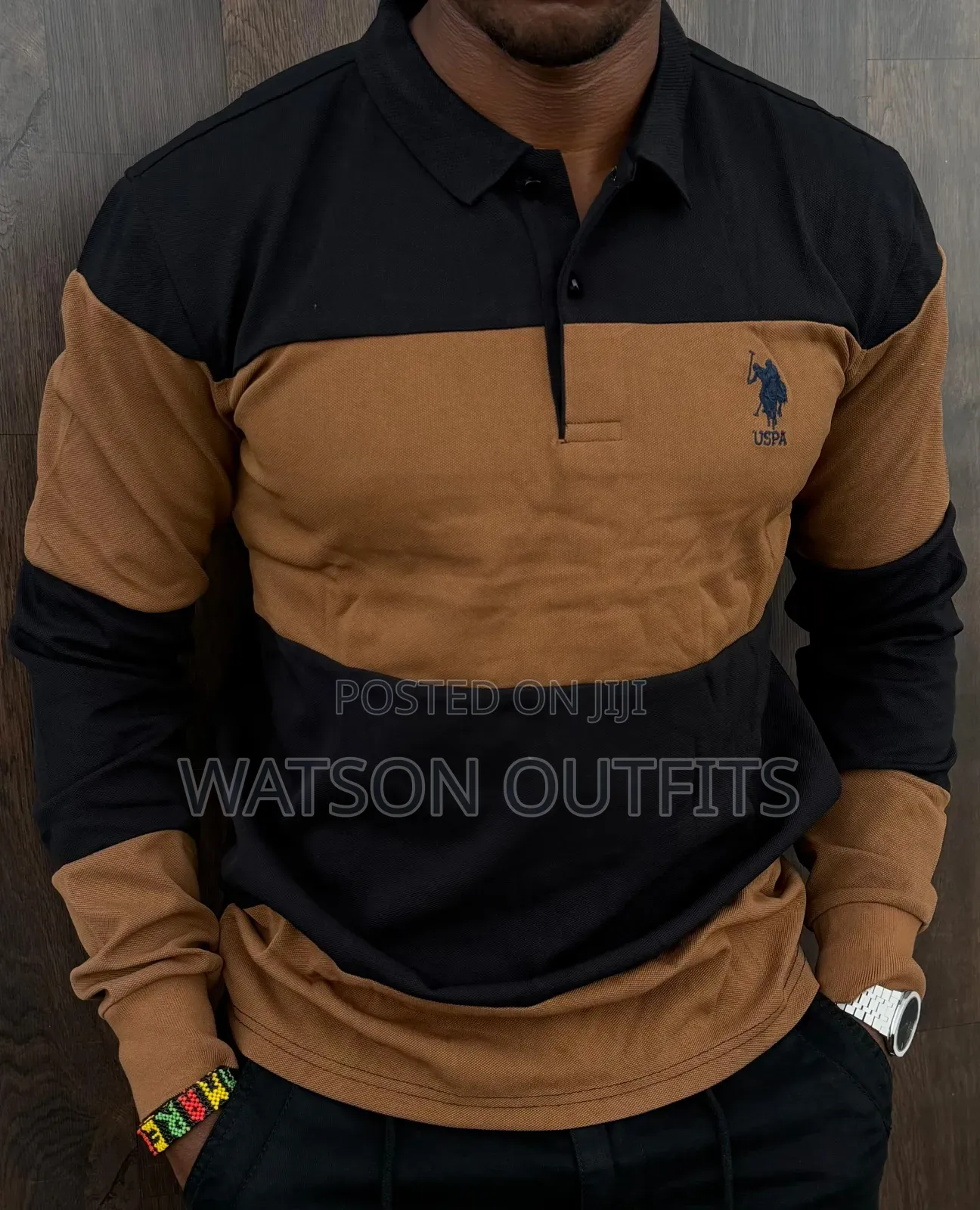 Men's Materials Pure and Original T-Shirts Uspa and Lacoste Branded