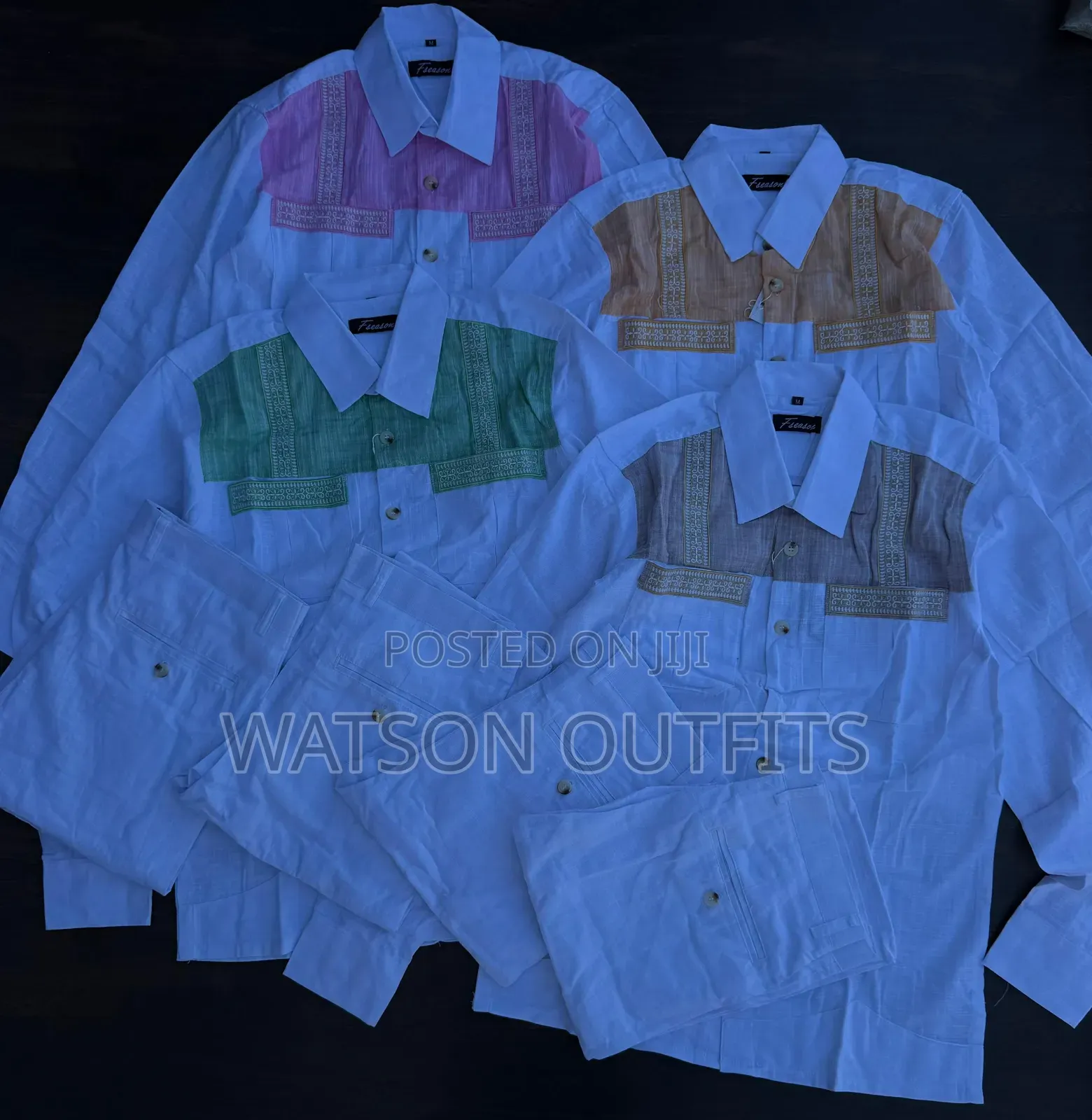 Men's Linen Materials Quality and Original Fulls Brand New