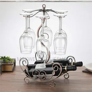 Countertop Wine and Glass Rack
