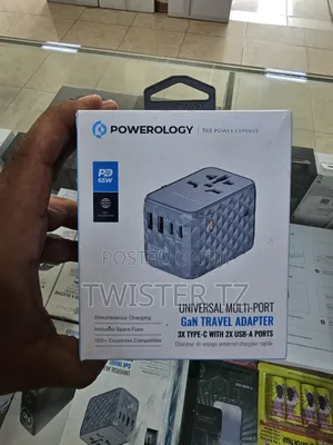 Powerology 65w Travel Adapter