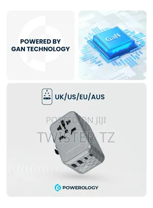 Powerology 65w Travel Adapter