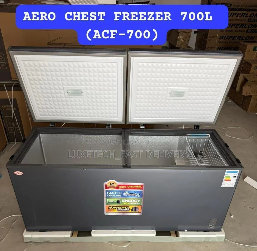 Aero Double Door Chest Freezer 700 Liters