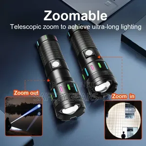 Flashlight With Power Bank Charging