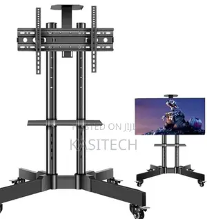 Rotating Trolley Tv Bracket Stand 32”-70”