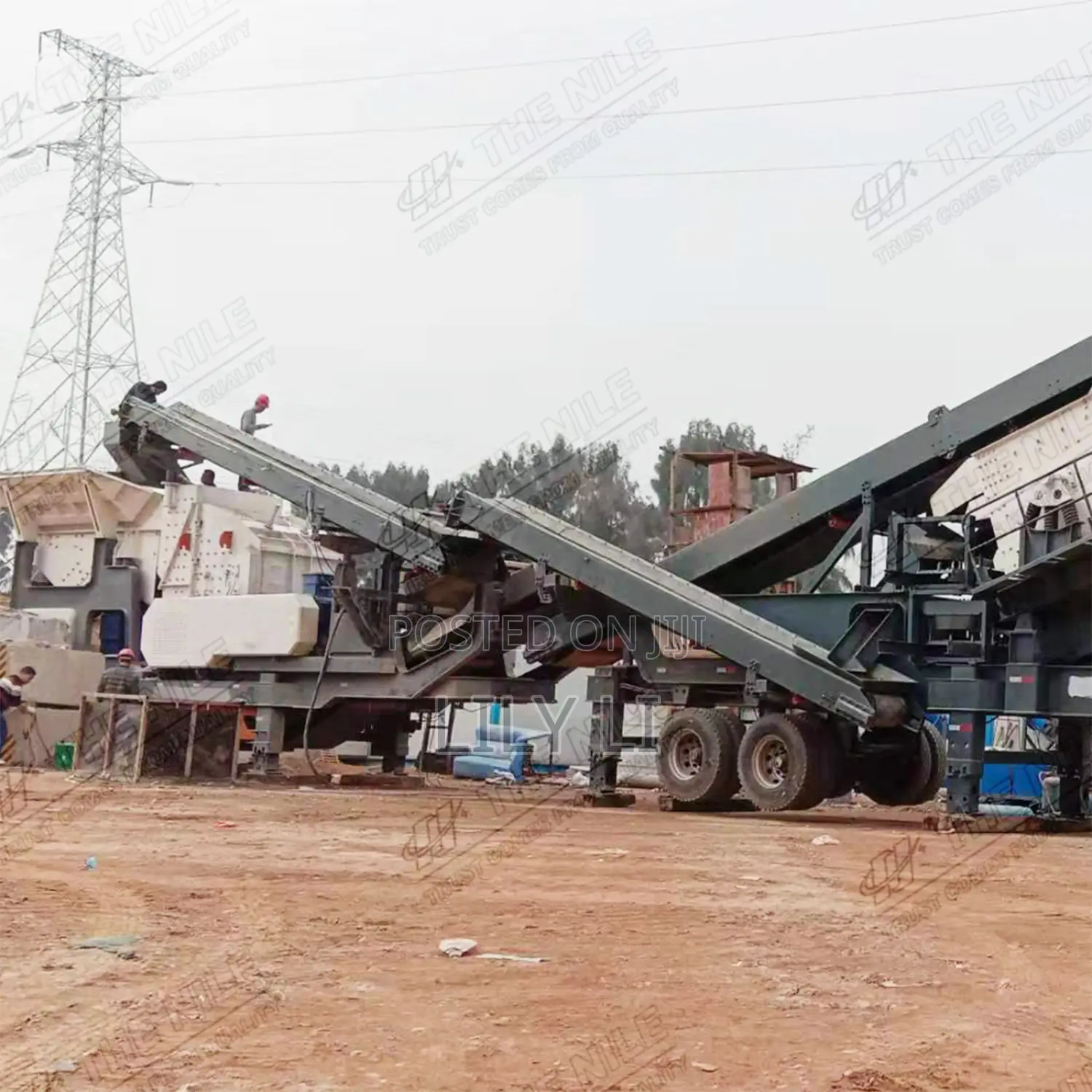 Mobile Impact Crushing Station, Ready for Immediate Use.