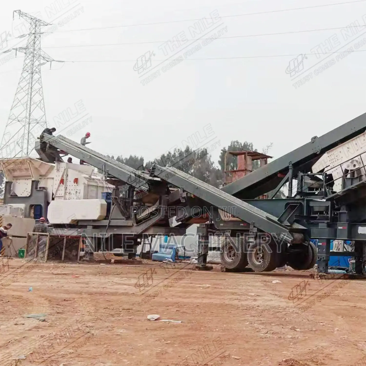 Mobile Impact Crushing Station, Ready for Immediate Use.