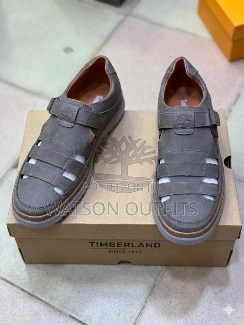 Men's Leather Pure and Original Sandals Materials Smart and Quality