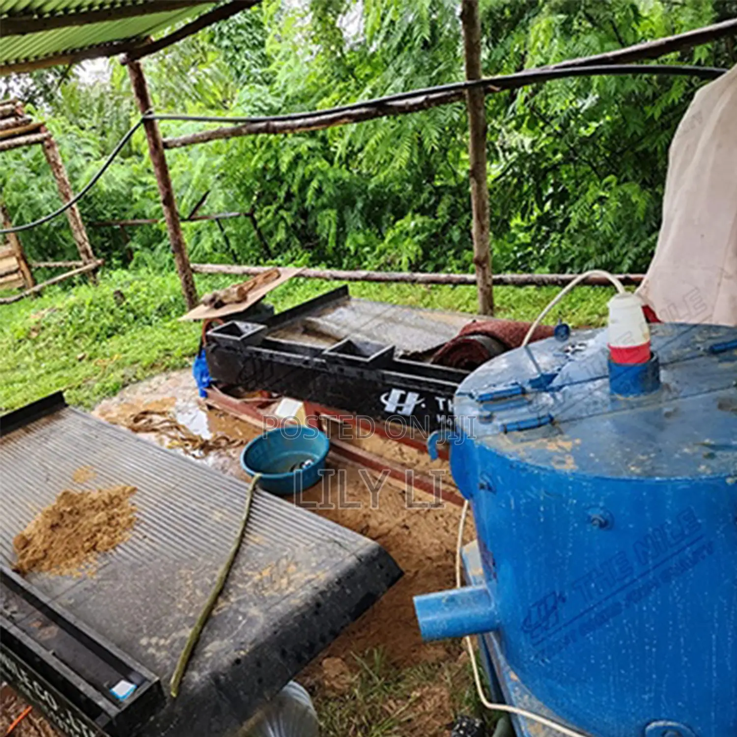 Complete Gravity Gold Processing Line With Jig Shaking Table