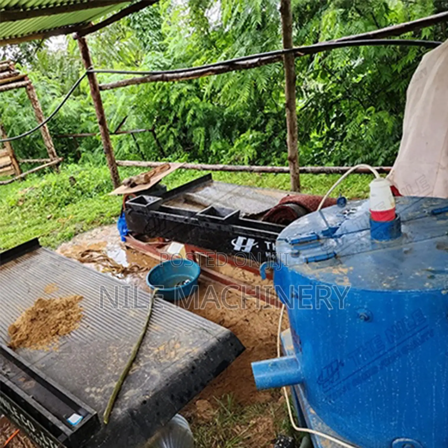 Complete Gravity Gold Processing Line With Jig Shaking Table