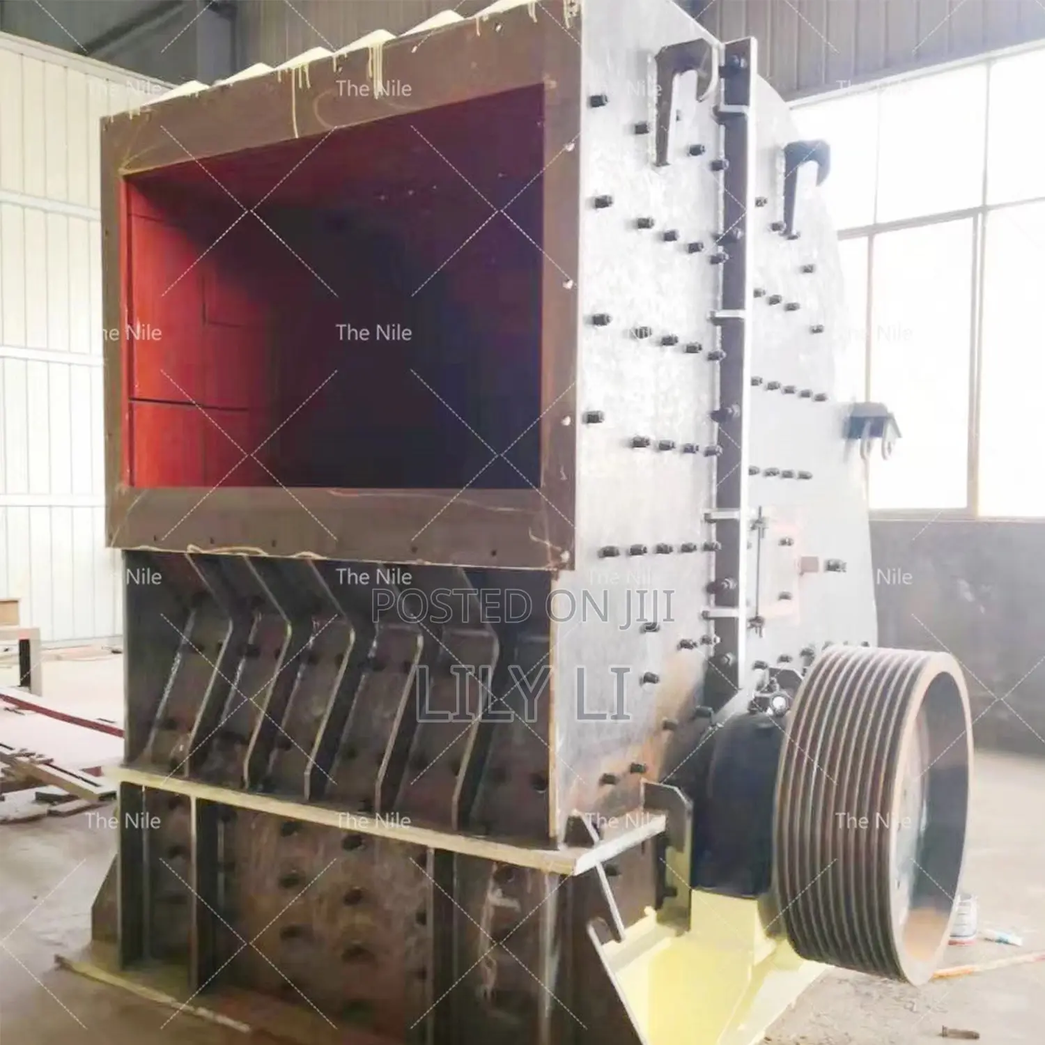 Heavy Duty High Output Hammer Crusher Cast Steel Rotor Industrial