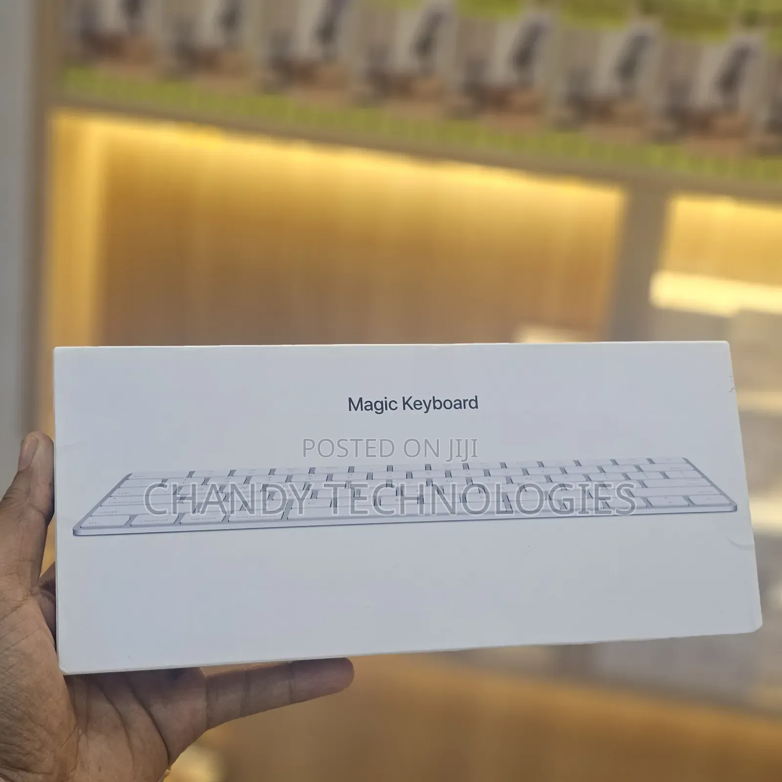 An Apple Magic Keyboard