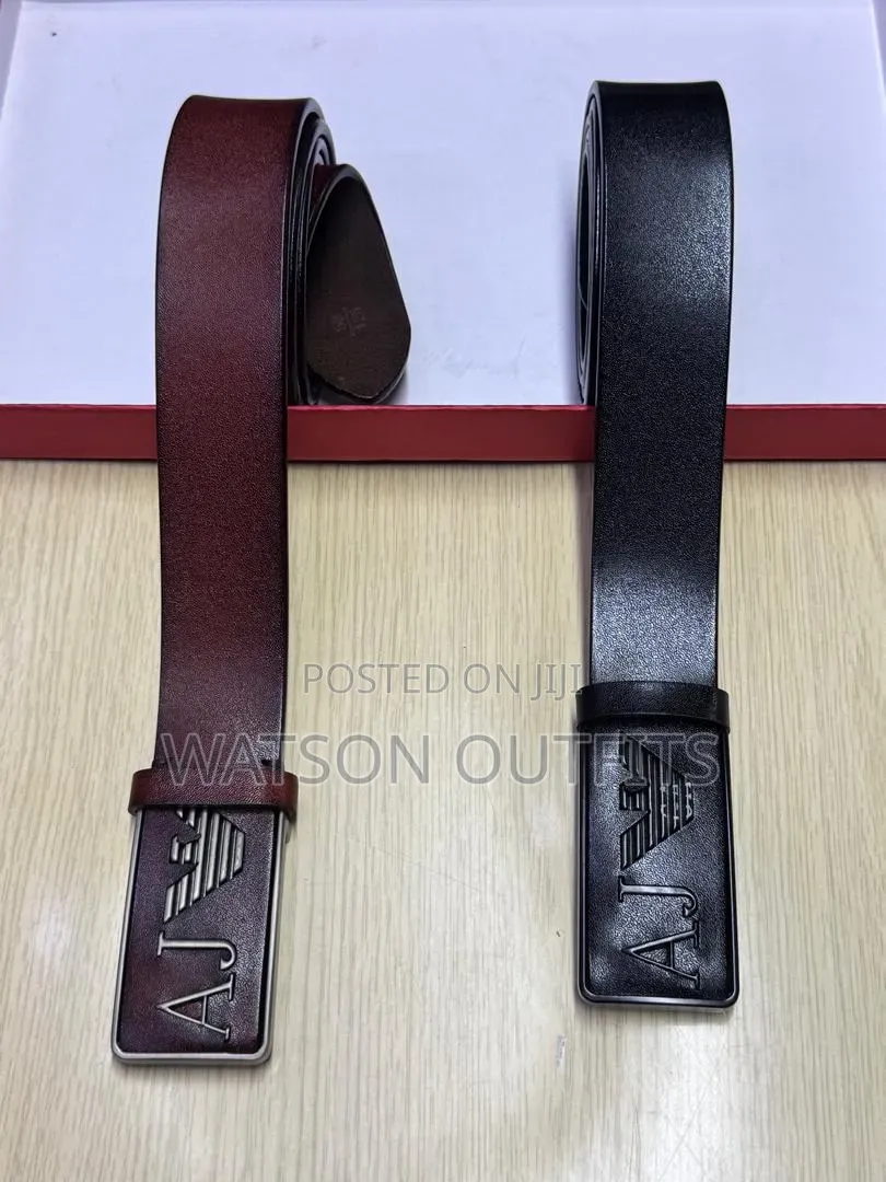 Mikanda Ya Ngozi Original or Men's Leather Pure Belts Classically Nice