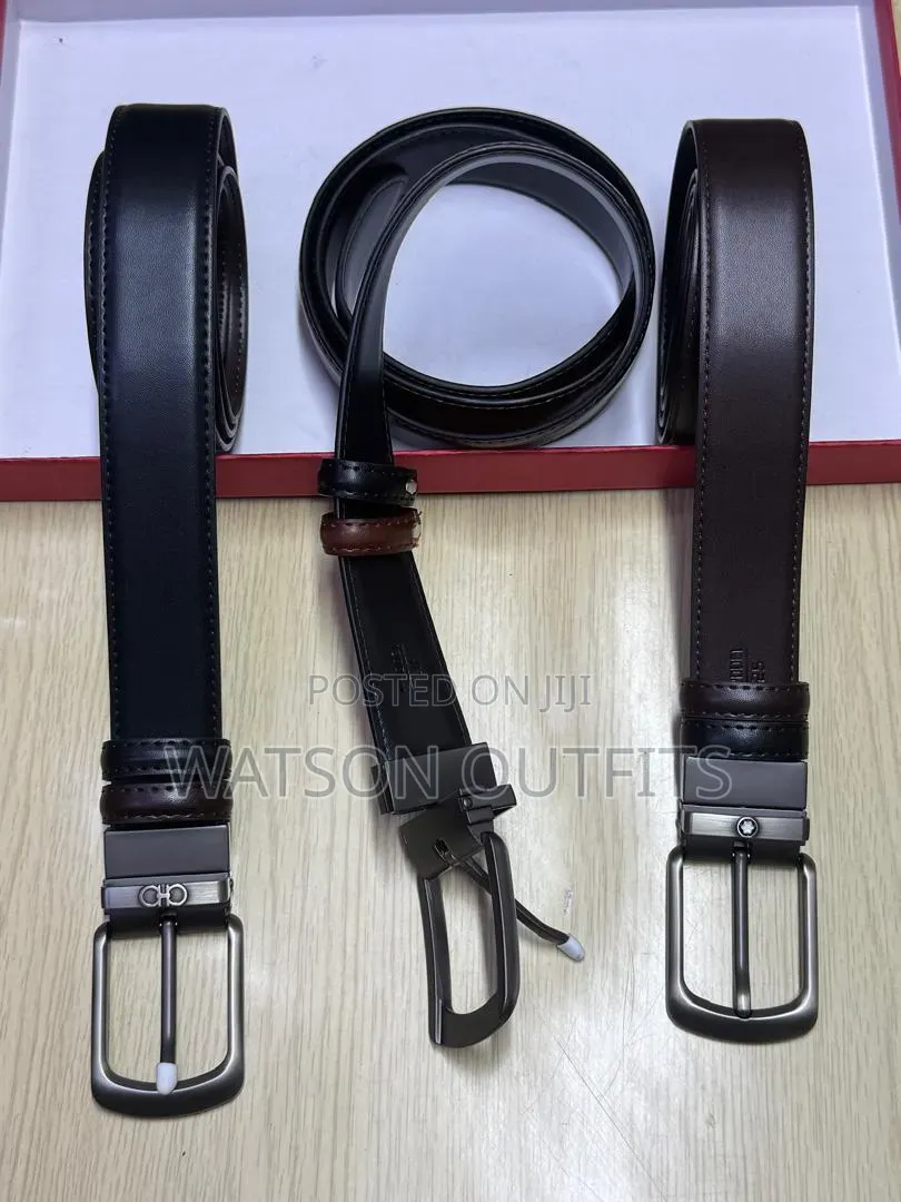 Mikanda Ya Ngozi Original or Men's Leather Pure Belts Classically Nice