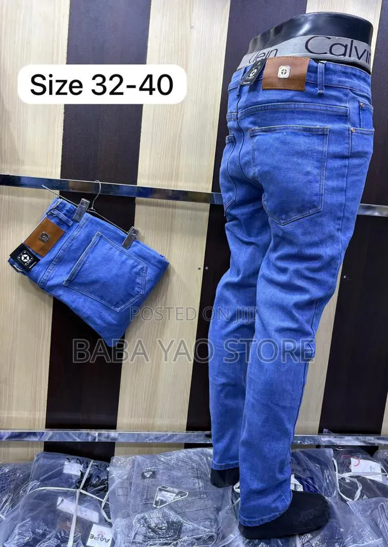 High-Quality Casual Colorfast Men's Slim Jeans
