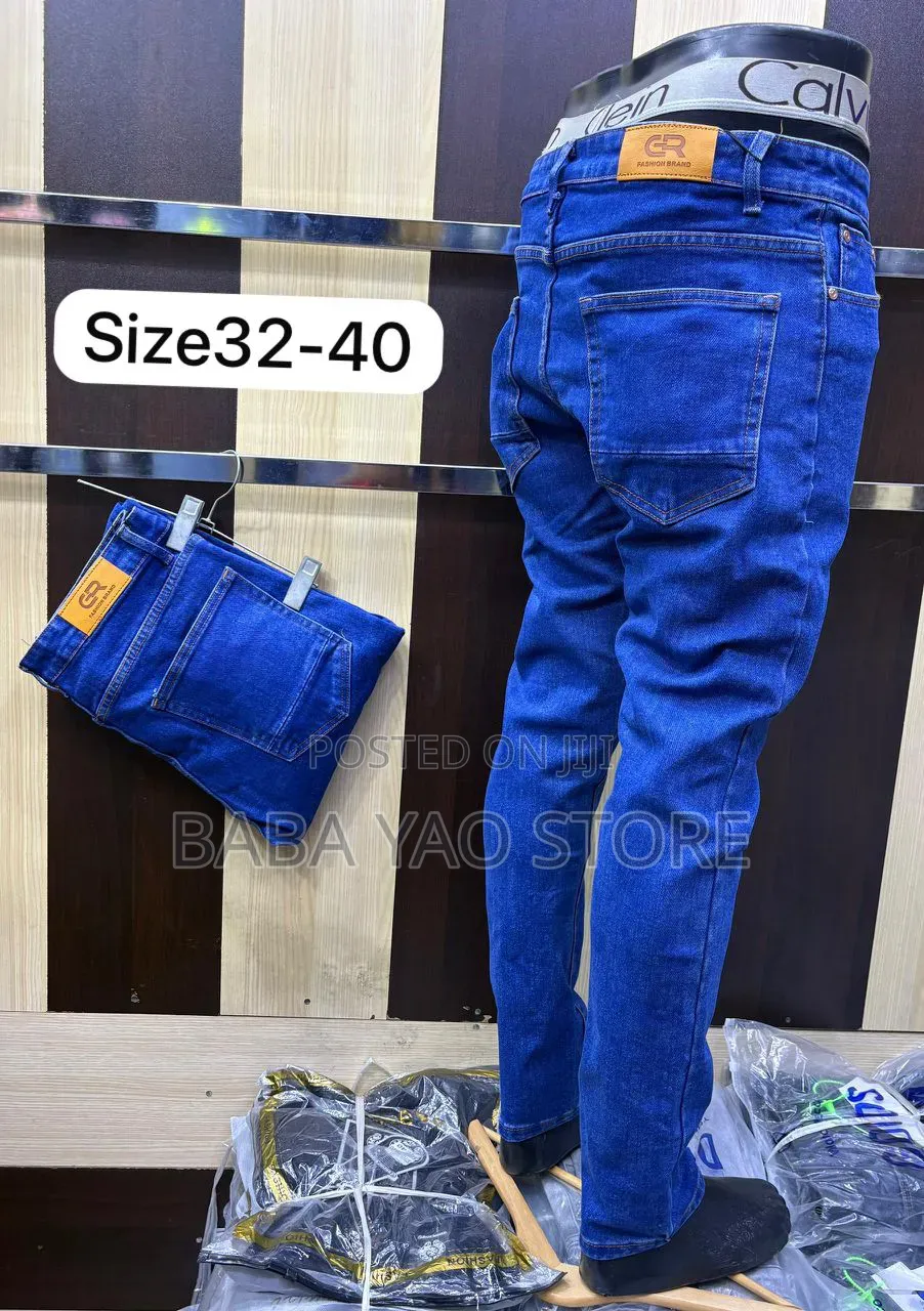 High-Quality Casual Colorfast Men's Slim Jeans