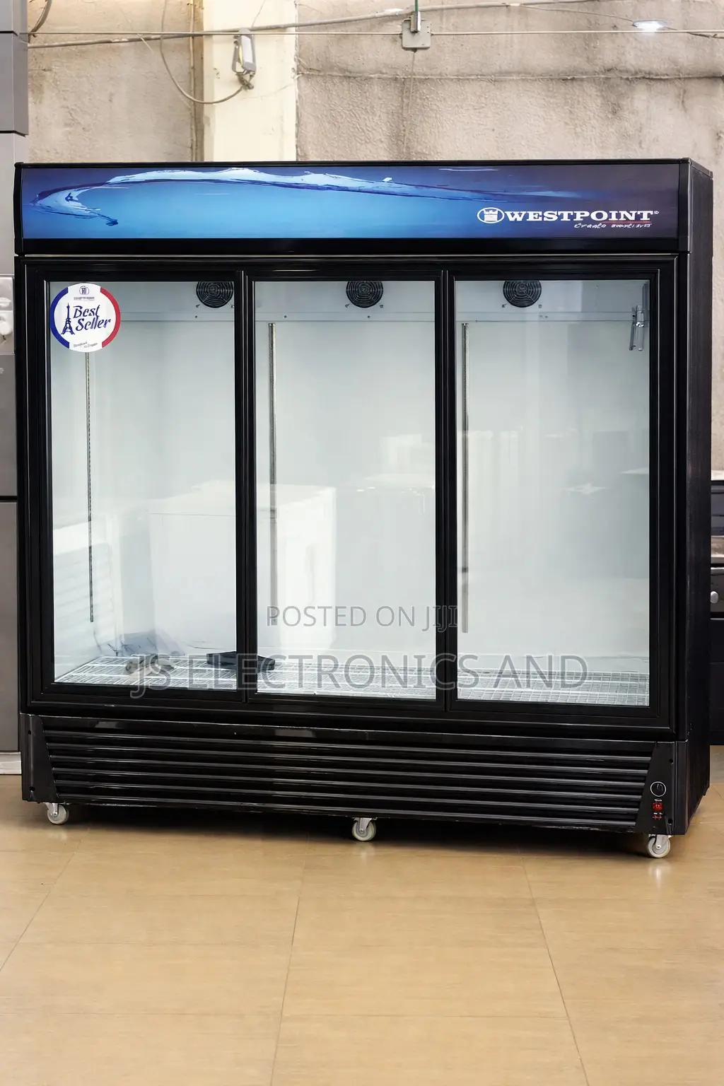 Westpoint Showcase Display Three Door Glass Original Best Price