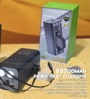 Calus Heavy Duty Power Bank Fast-E56 Max 55000mah
