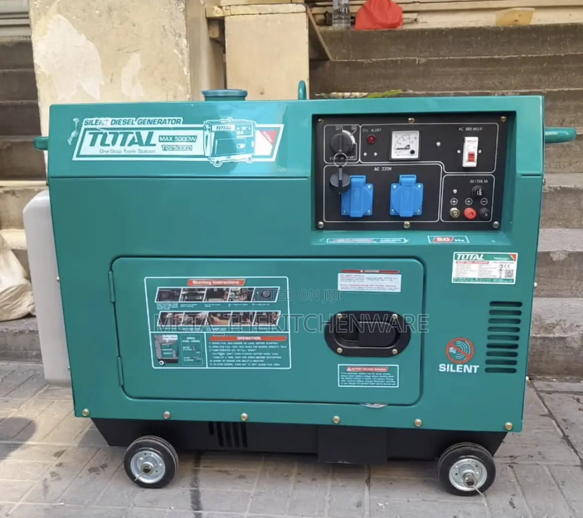 Total Silent Diesel Generator 5kw