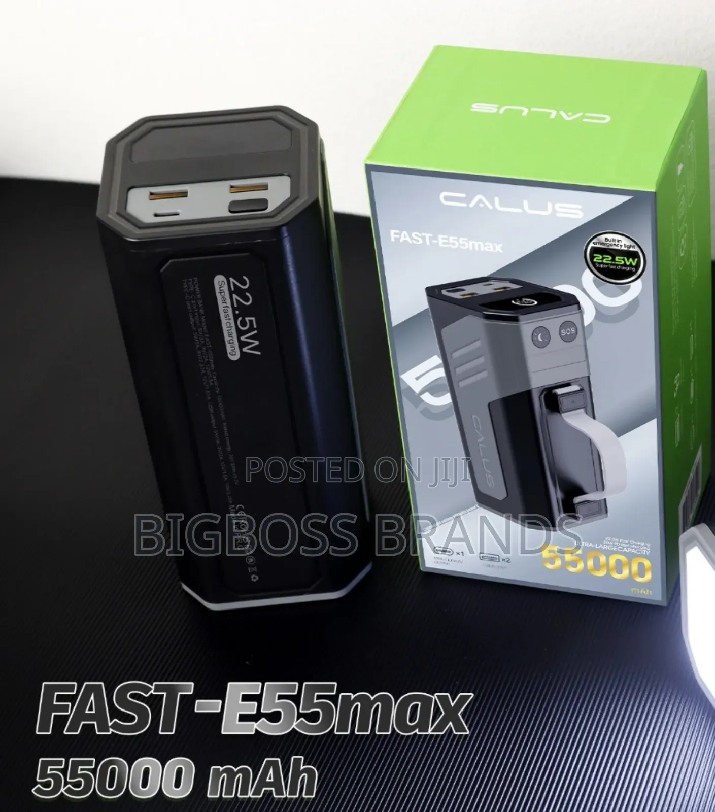 Calus Heavy Duty Power Bank E55 Max 55000mah