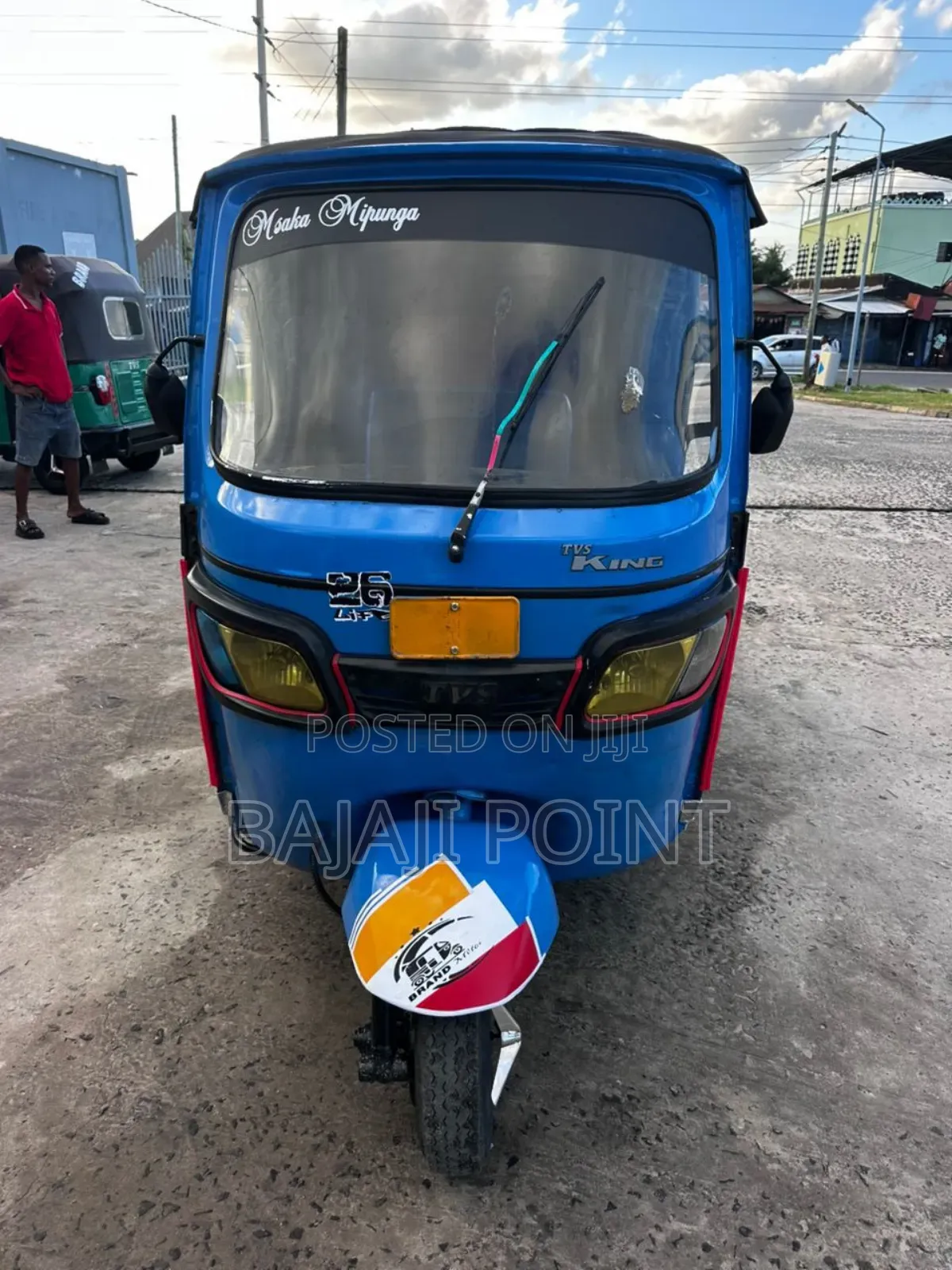 TVS King Deluxe Plus iTouch Start 2023 Blue