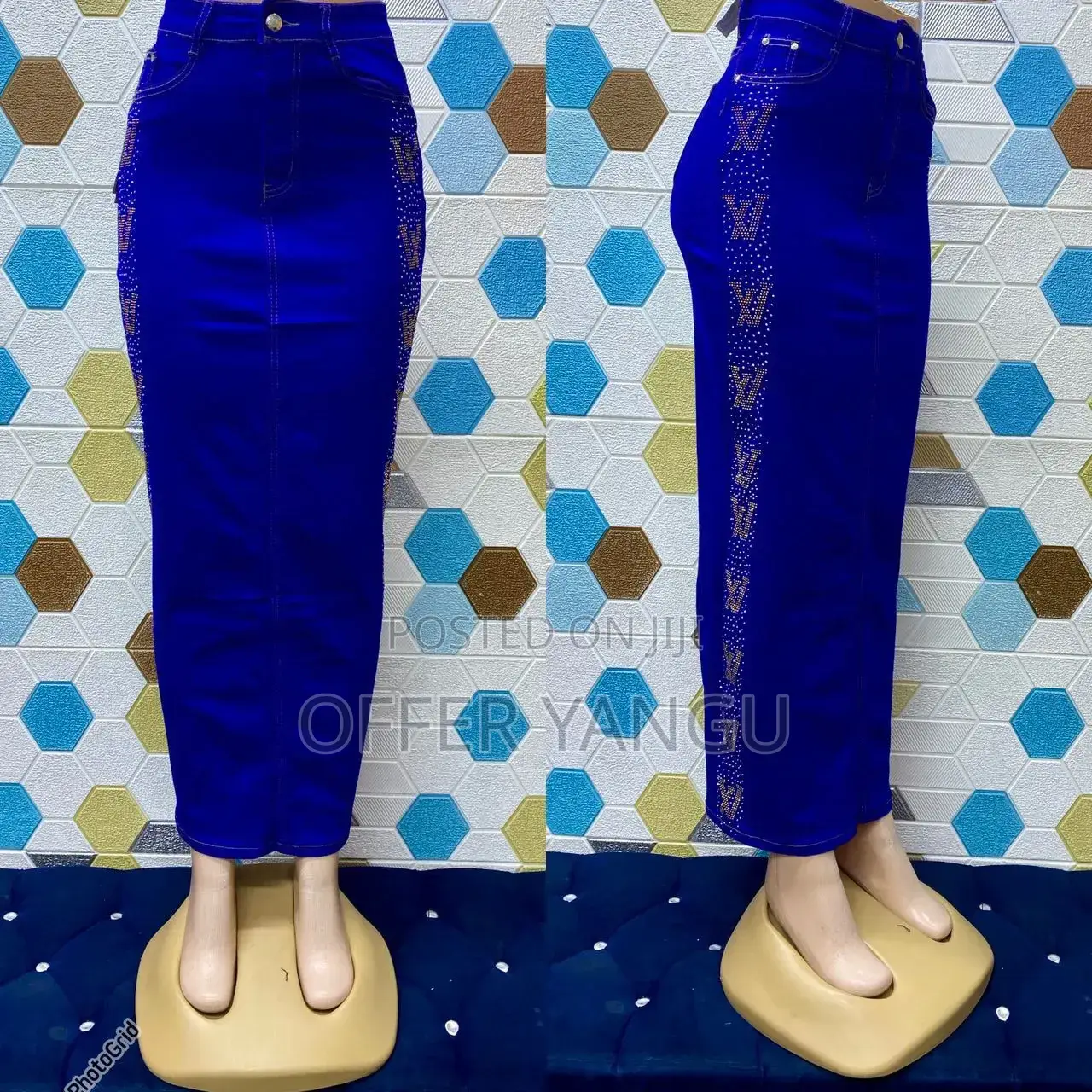 Cargo Jeans Skirtes