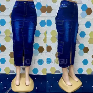Cargo Jeans Skirtes