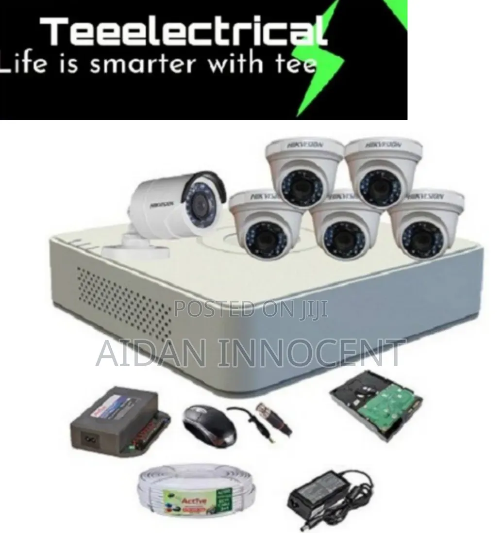 Hik Visi9n CCTV 6 Camera Full Set