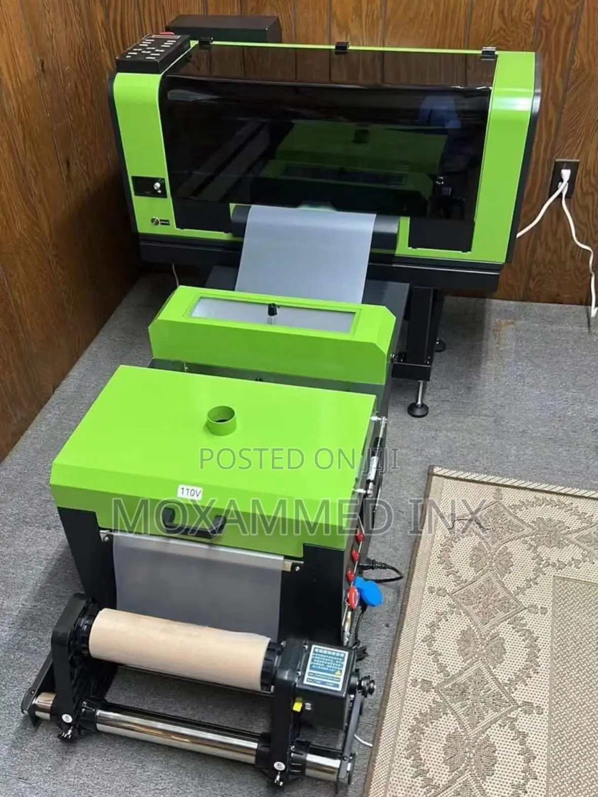 Commercial Okai 30cm DTF Printer Set, Featuring Dual Xp600 Printheads