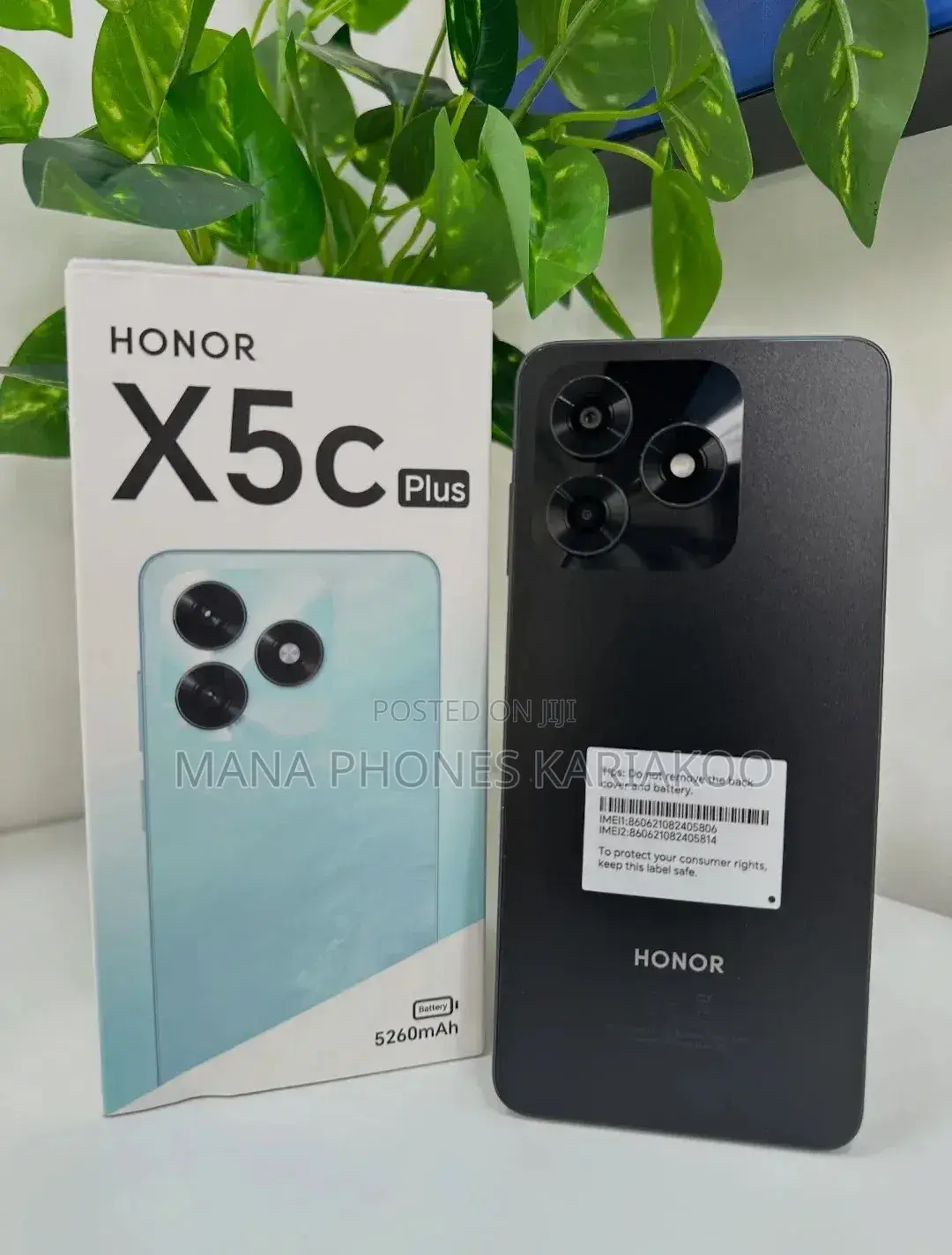 New Honor X5c Plus 128 GB Black