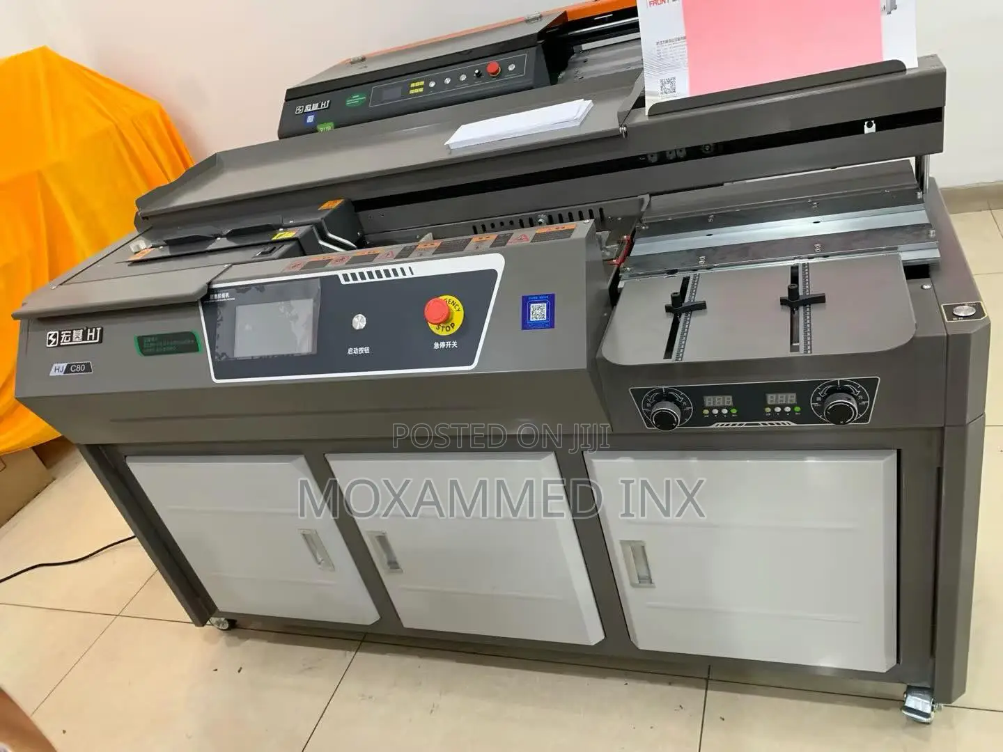 Front C70 A3 Hot Glue Book Binding Machine