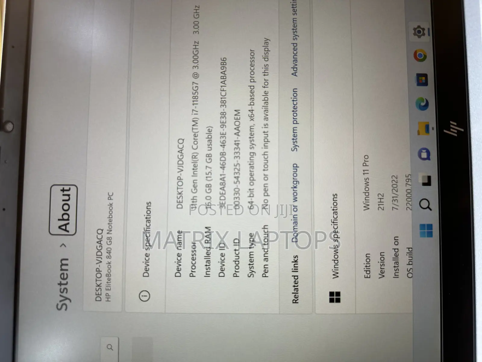 Laptop HP ZBook Fury 15 G8 16GB Intel Core i7 SSD 512GB