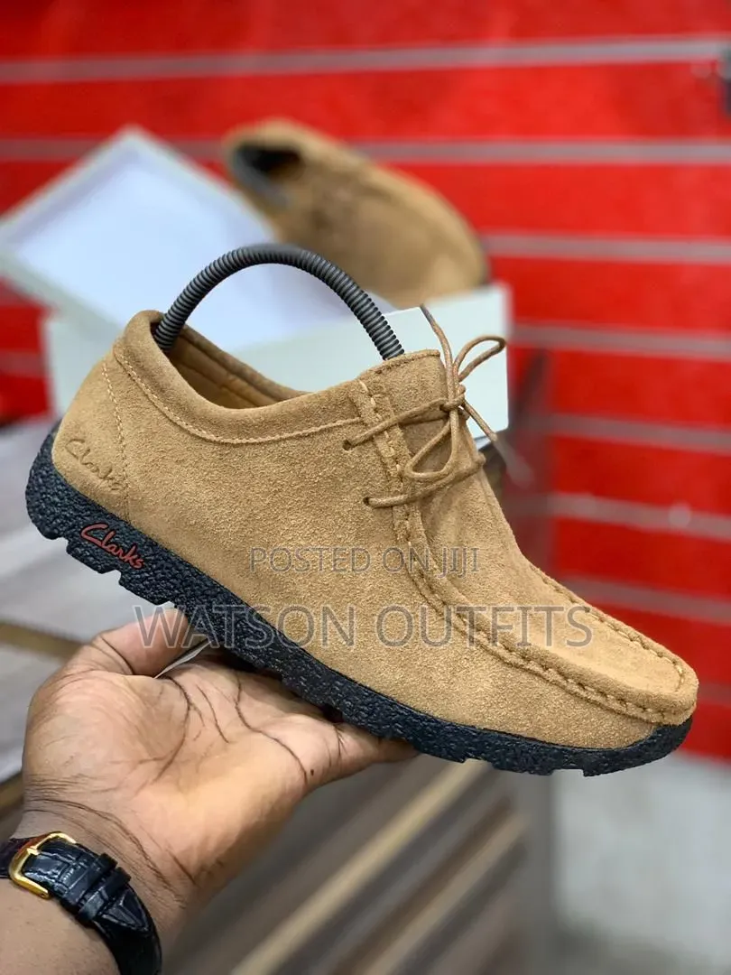 Men's New and Original Leather Shoes Clarks 5-Beautiful Colours